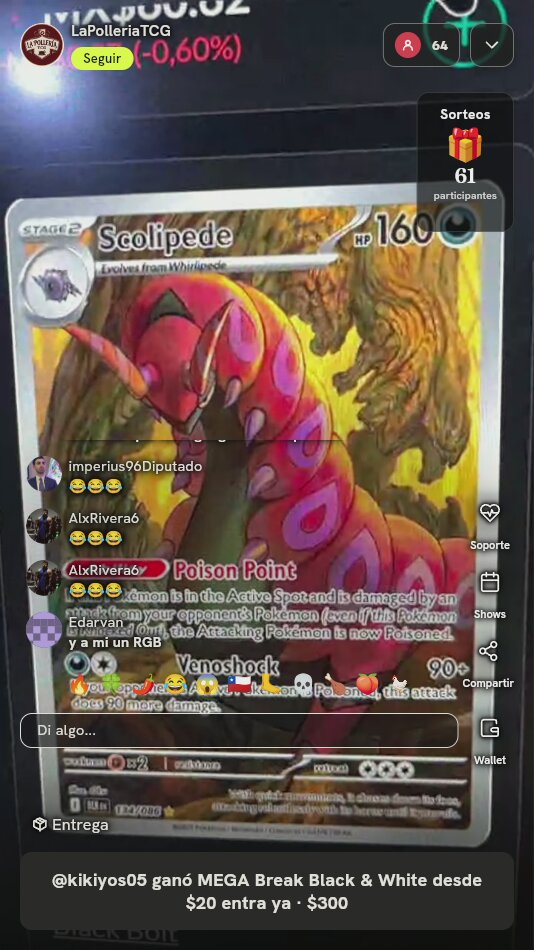 Scolipede 134/086 Black Bolt