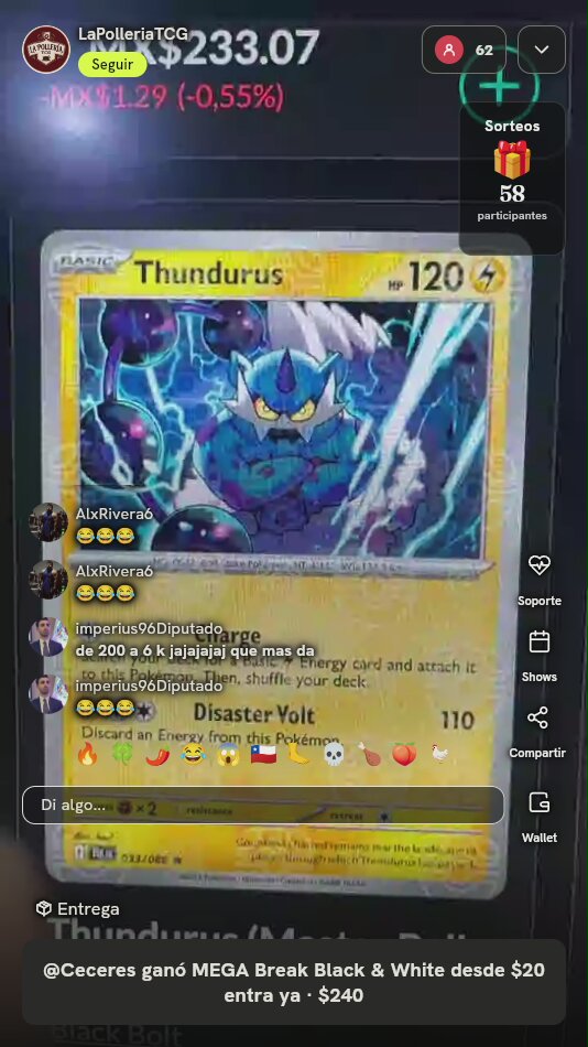 Thundurus Black Bolt 033/086