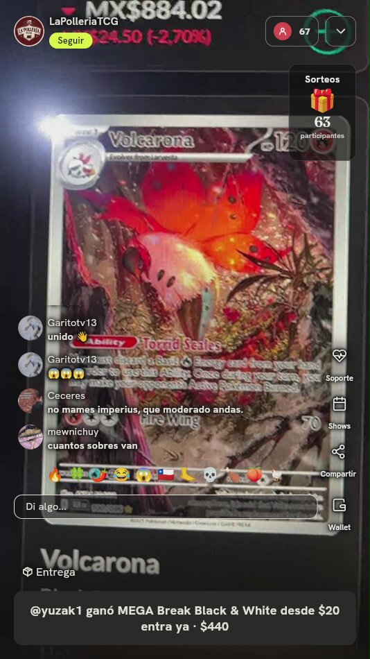 Volcarona 100/086 Black Bolt