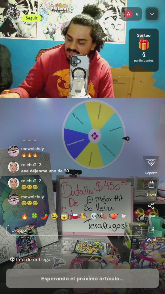 Sobres Pokémon Chaos Rising