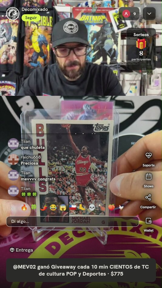 Carta Topps Michael Jordan Chicago Bulls
