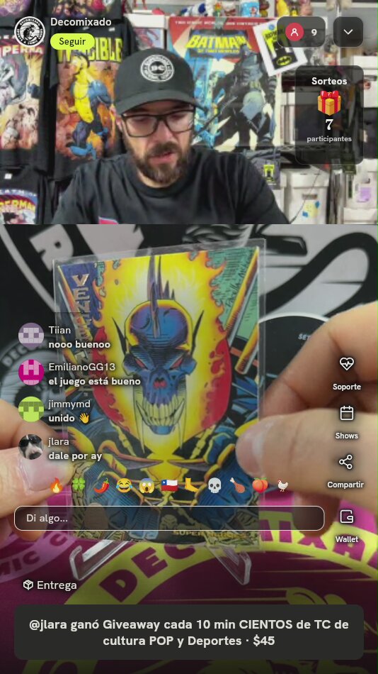 Carta Marvel Universe Vengeance