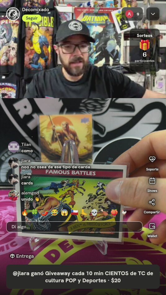 Carta Marvel Universe 1990 X-Men