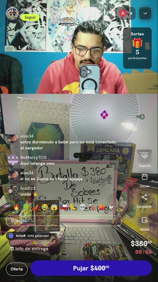 Batalla de Sobres Pokémon TCG