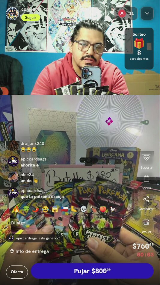 Dos sobres de mejora Pokémon TCG