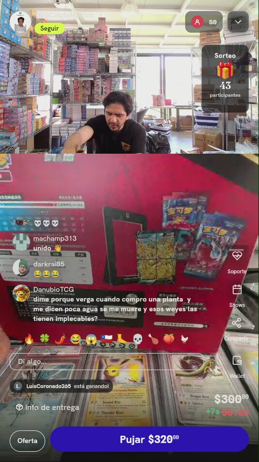 Caja Pikachu V-UNION Chino TCG