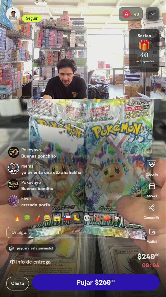 2 Sobres Pokémon Terastal Festival ex