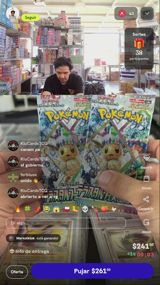 Sobres Pokémon Terastal Festival ex SV8a