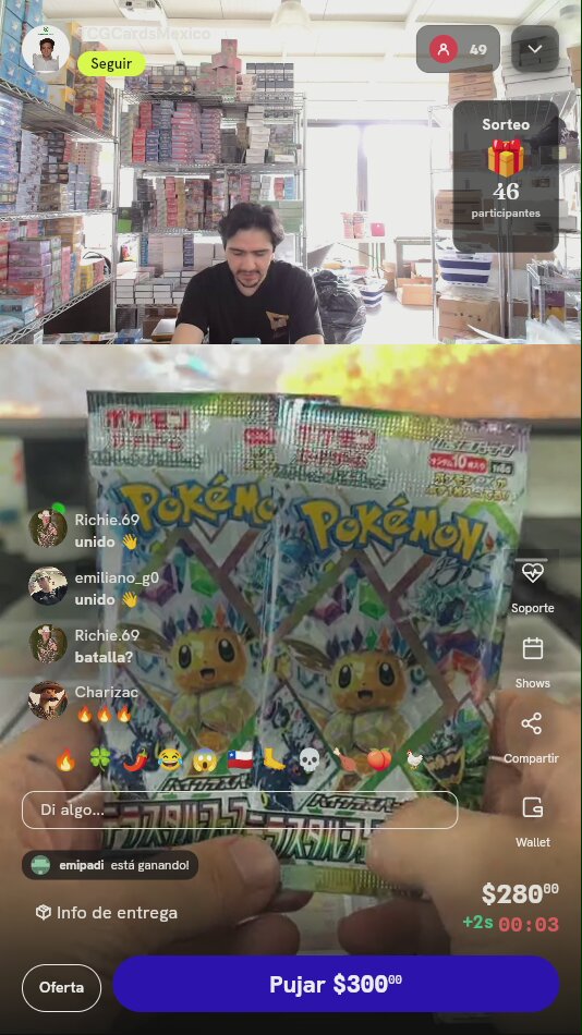 Sobres Pokémon Terastal Festival ex