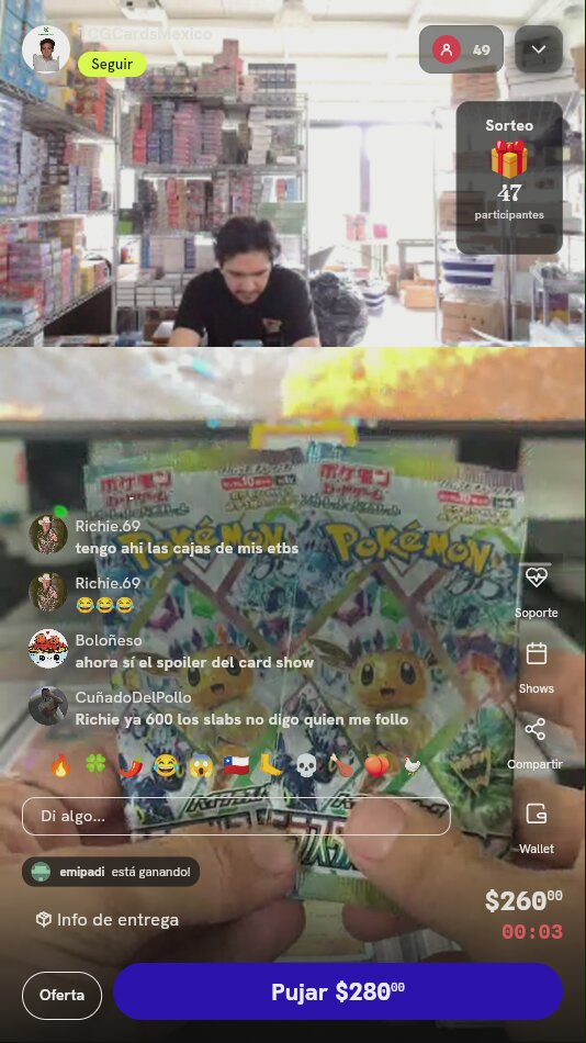 Sobres Pokémon Terastal Festival ex