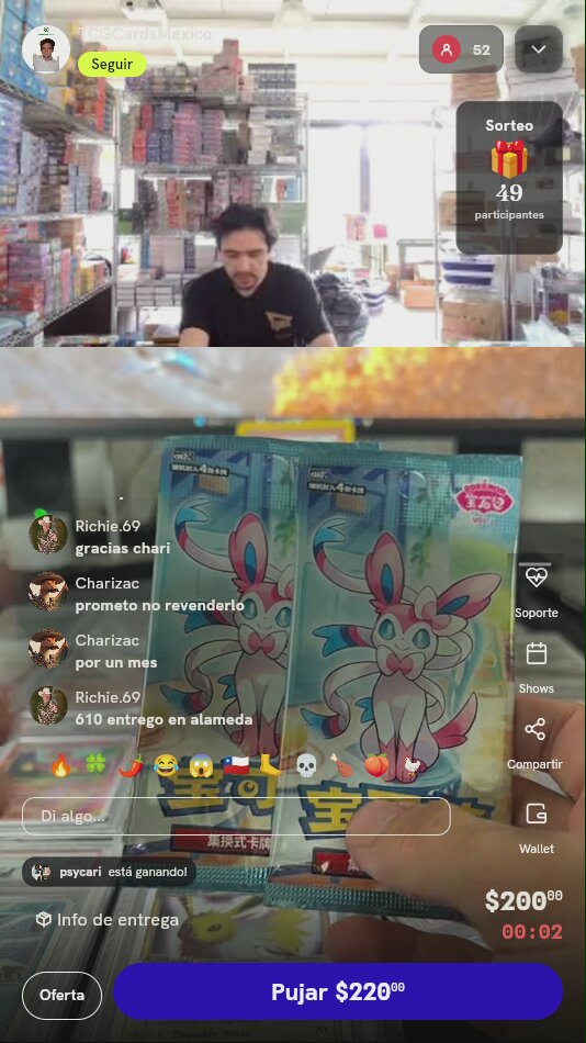 2 Sobres Pokémon Gem Pack Vol. 2