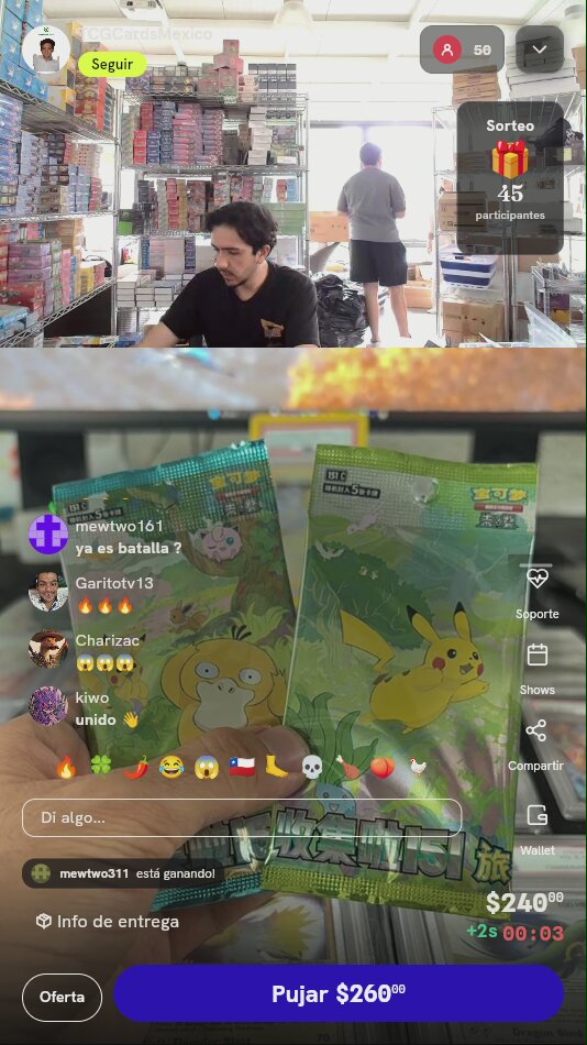 2 Sobres Pokémon 151 Chino