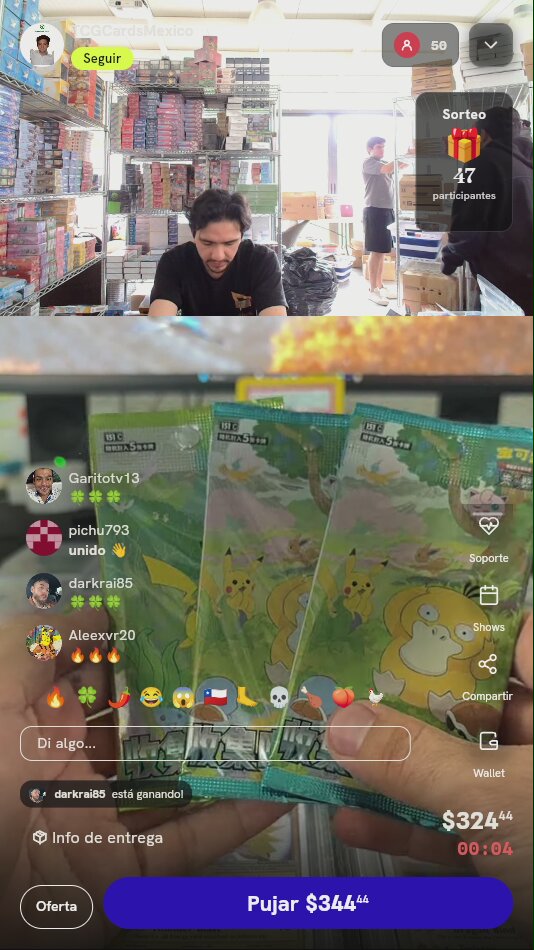 3 Sobres Pokémon 151 C Chino