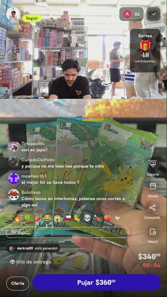 3 Sobres Pokémon TCG 151 Chino