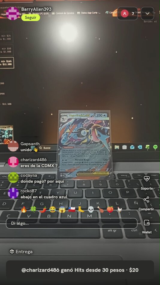 Carta Pokémon Mega Greninja ex