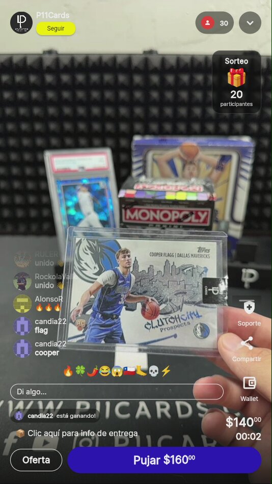 Cooper Flagg Topps Clutch City Prospects
