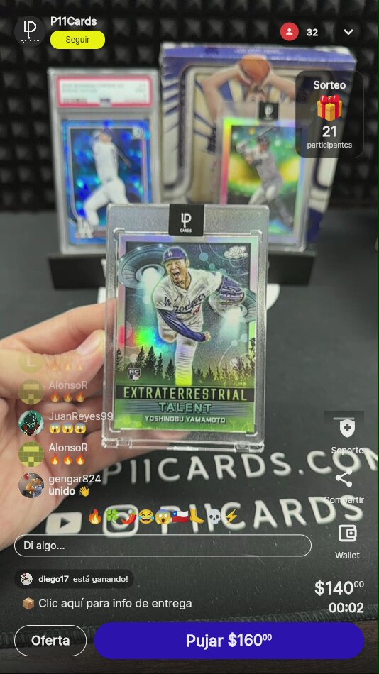 Yamamoto Topps Chrome Extraterrestrial Talent