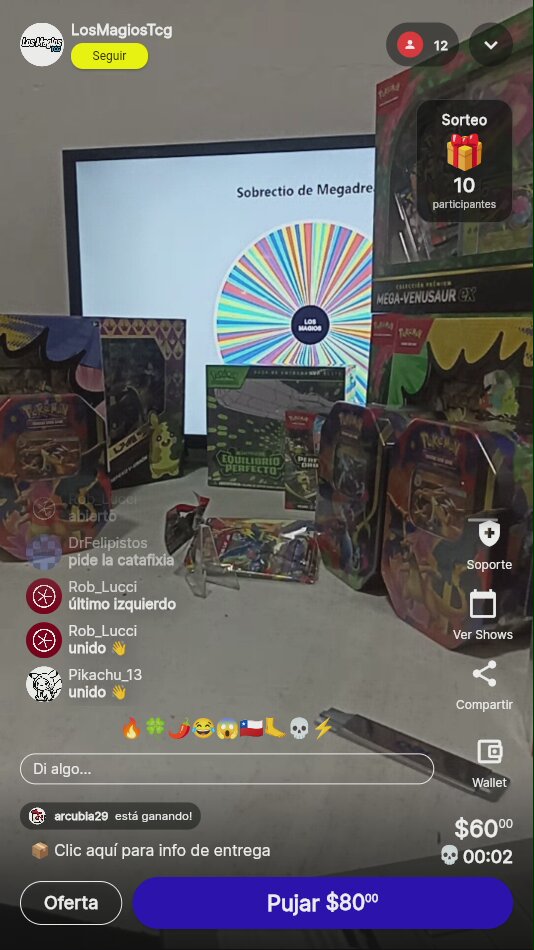 Ruleta Pokémon ¡Vintage en vivo!