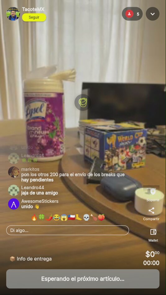 Artículo vendido