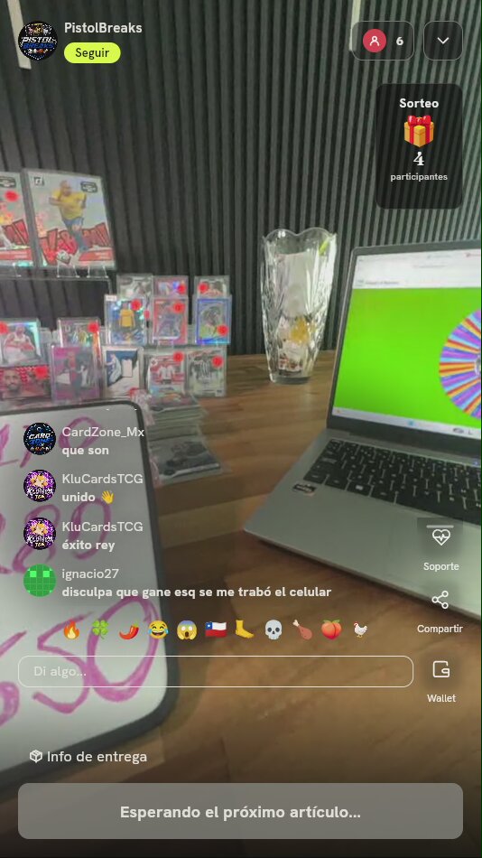 Giro de Ruleta Cartas Deportivas