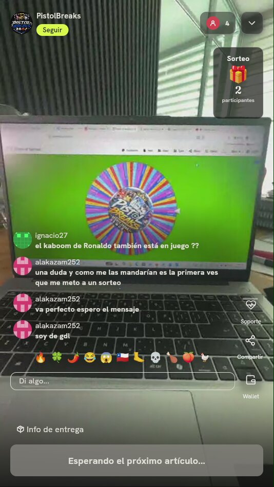 5 giros de ruleta de tarjetas deportivas