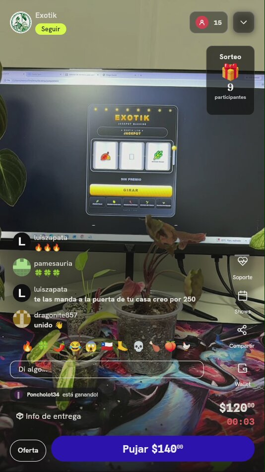 Cinco Tiros en Jackpot Exotik