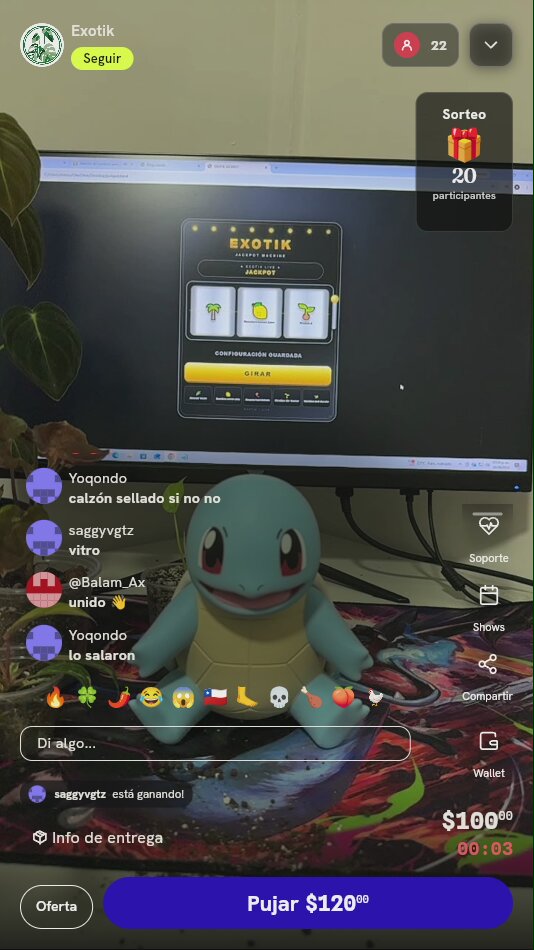 5 Tiros Exotik Jackpot Machine