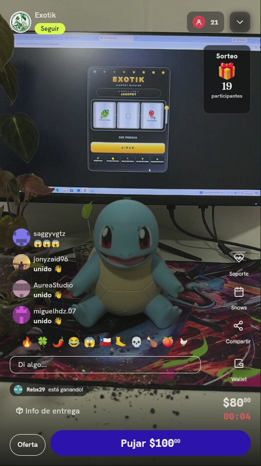 Giro de Jackpot Exotik