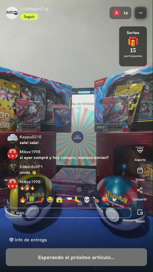 Giro de Ruleta Pokémon TCG