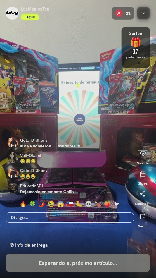 Sobre de Cartas Pokémon TCG