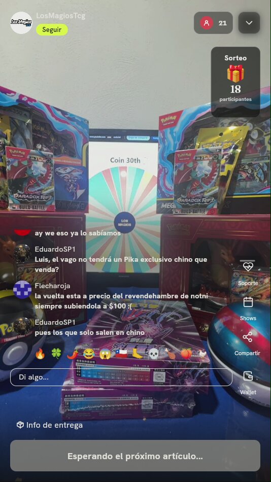 Sobre de Pokémon TCG Eternatus Chino