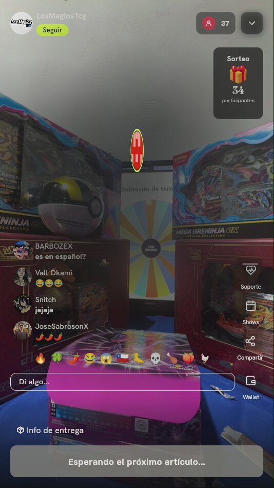 Giro de ruleta Pokémon TCG