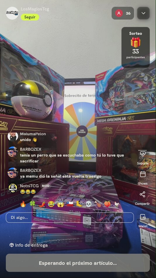Giro de Ruleta por Sobrecito de Ternurines