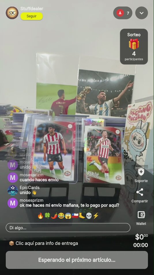 Trading Cards de fútbol variadas