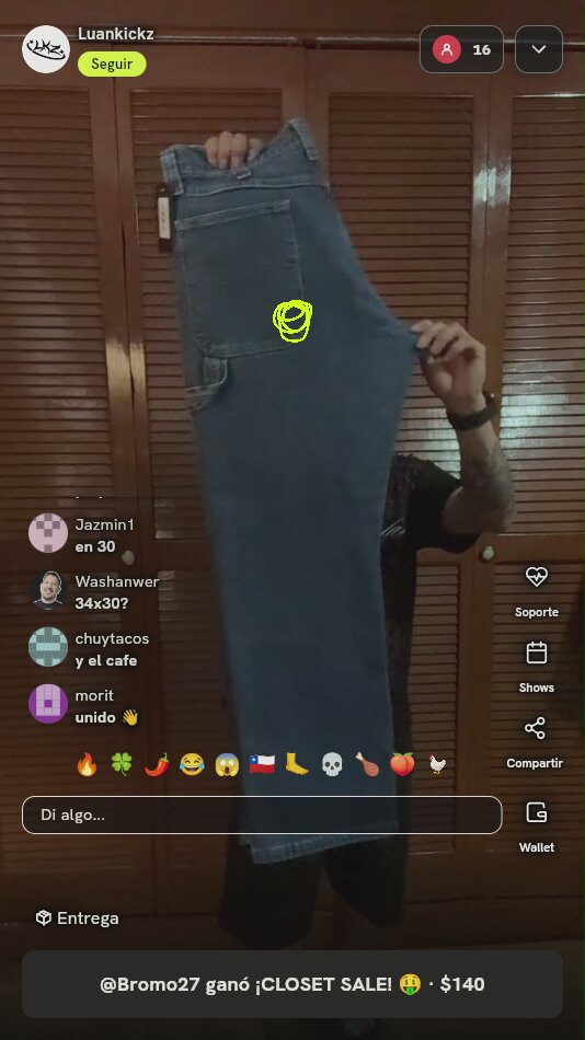 Pantalón de Mezclilla Hombre