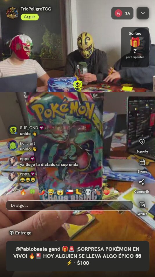 Pokémon Chaos Rising Booster Pack