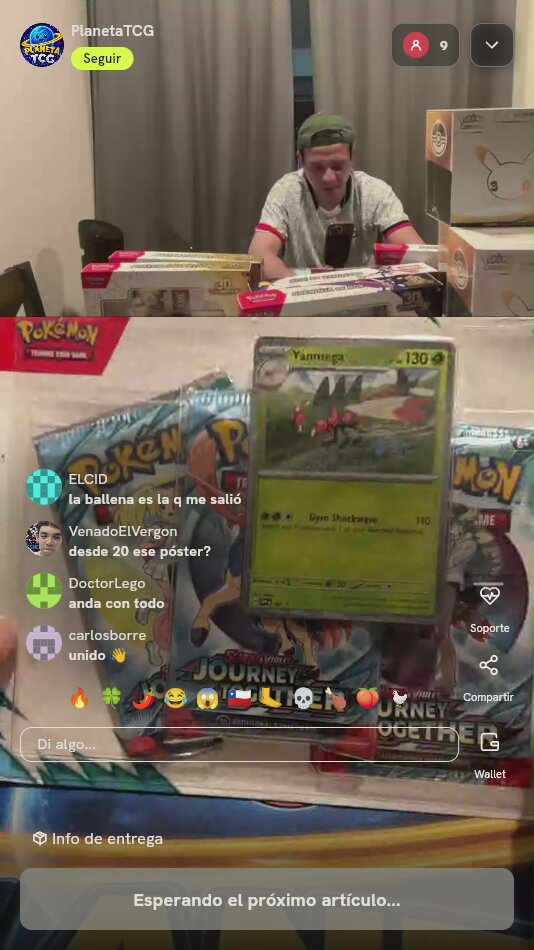 Carta Pokémon Yanmega SV Promo 187