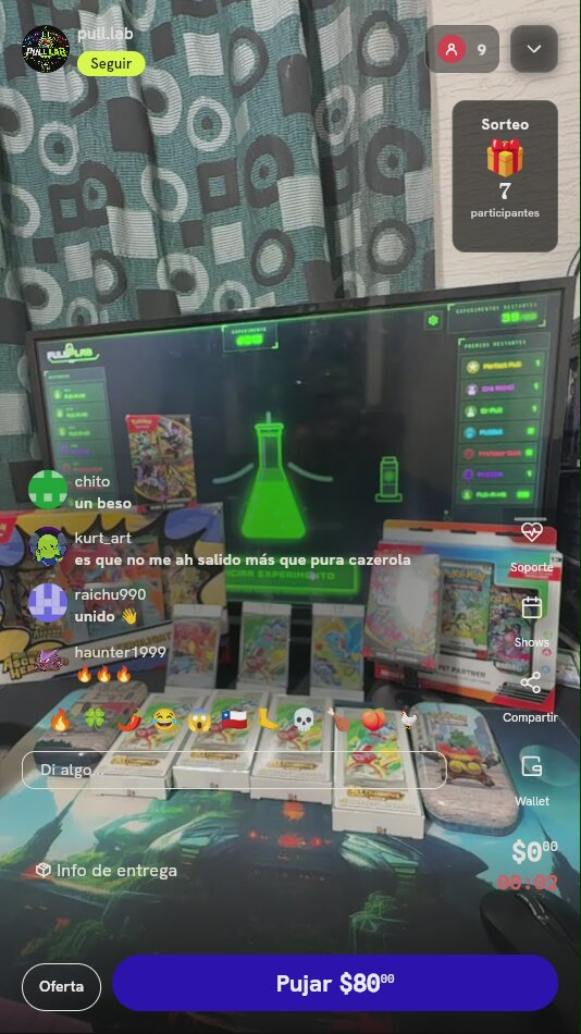 Participación en Experimento Pokémon TCG
