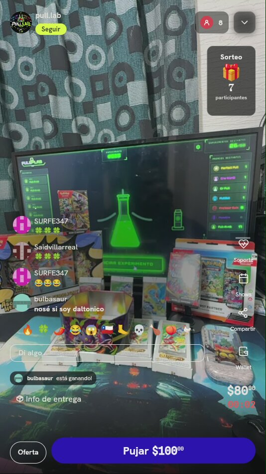Experimento de Pulls Pokémon TCG