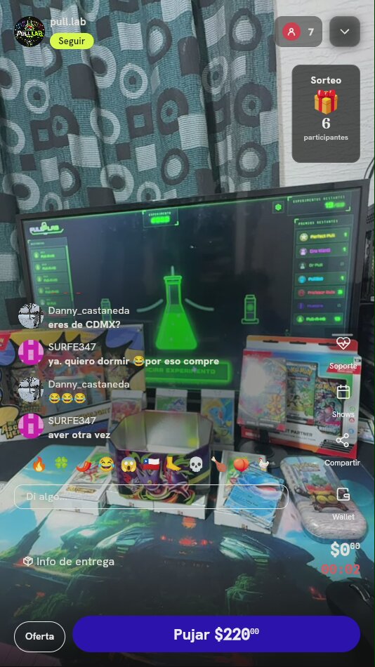 Tirada Experimento Pull Lab Pokémon