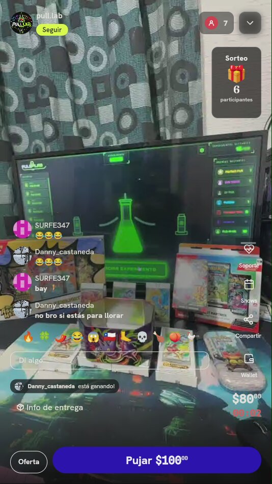 Participación Experimento Pull Lab Pokémon