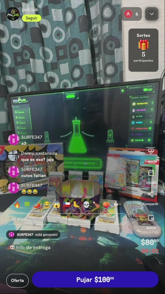 Tiro Experimento Pokémon TCG