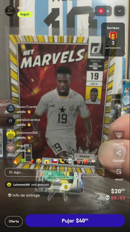 Lote de Tarjetas Panini Donruss Soccer