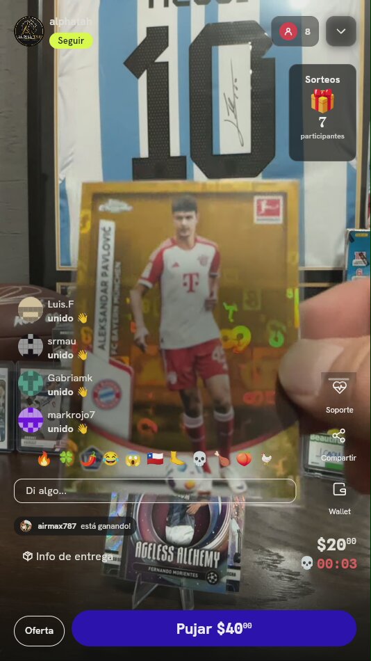 Carta Aleksandar Pavlović Topps Chrome RC