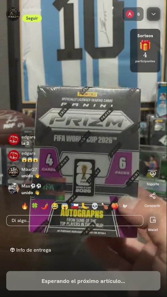 Caja Blaster Panini Prizm World Cup 2026