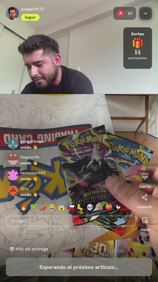 Sobres Pokémon Mega Evolution Pitch Black
