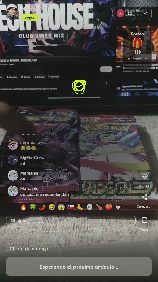 Sobres de cartas Pokémon TCG