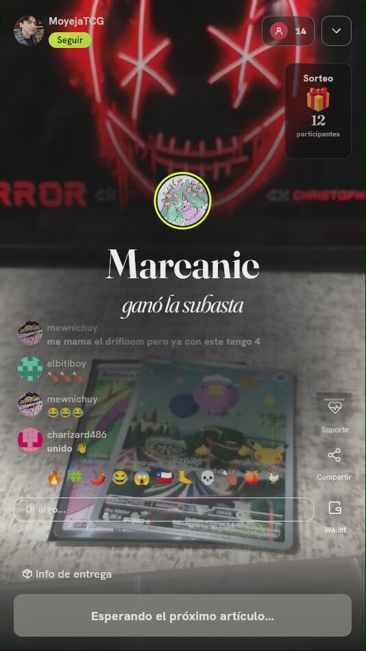 Cartas Pokémon Drifloon y Anthea & Concordia