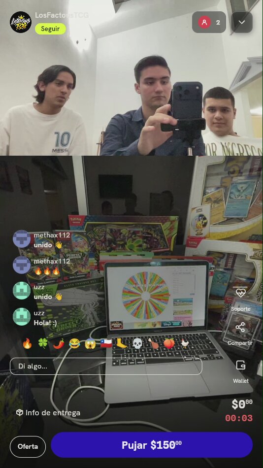 Dos giros de ruleta Pokémon