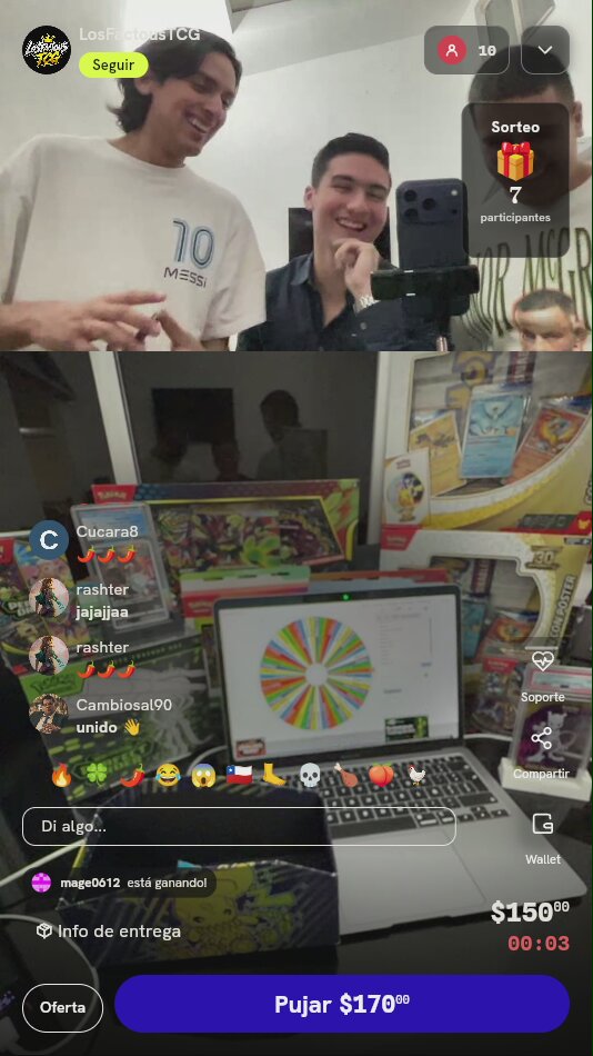 Tiro de Ruleta Pokémon TCG